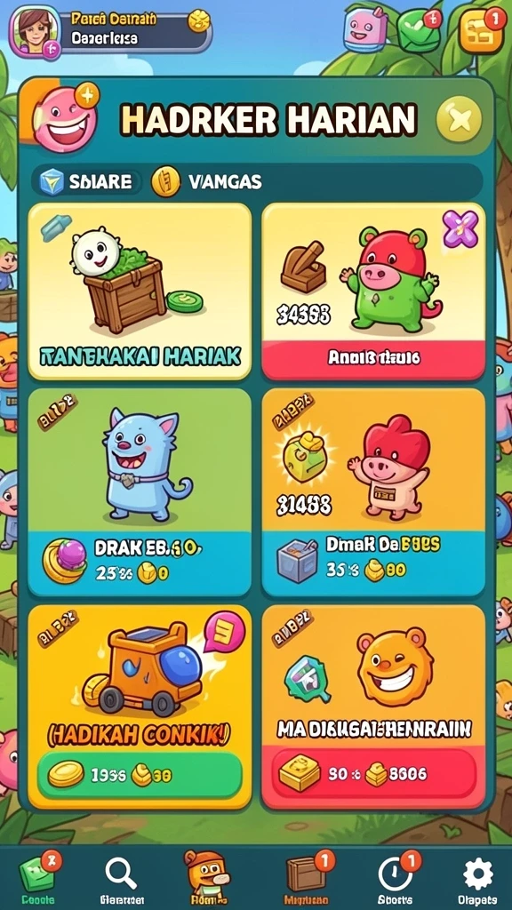 meriah4d - Screenshot fitur bonus yang menguntungkan pemain.