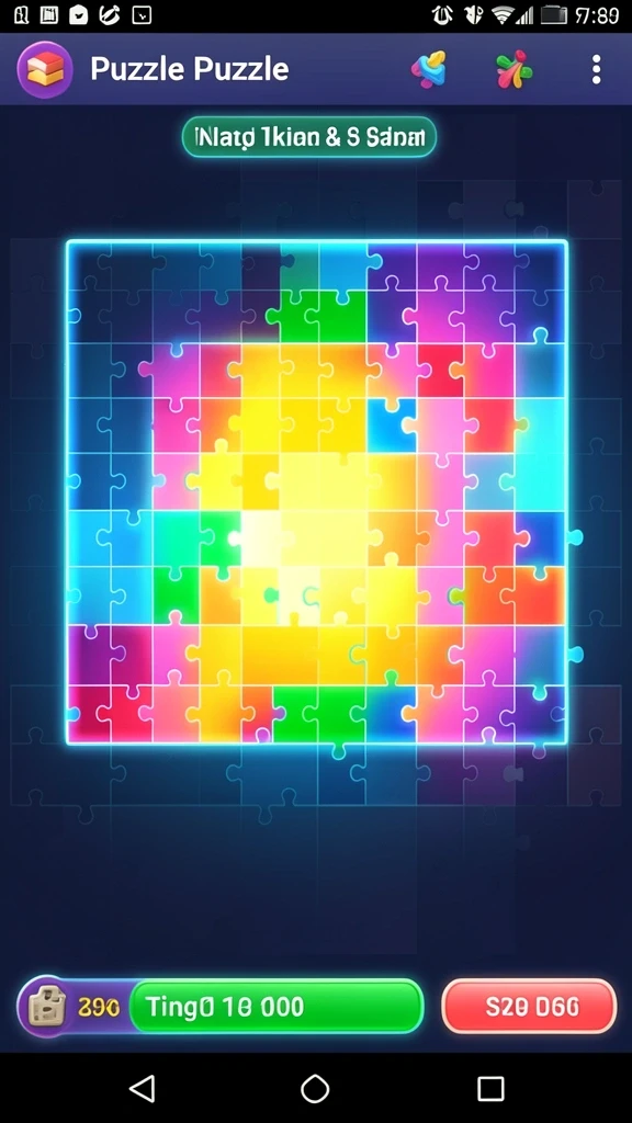 popwin - Tampilan antarmuka permainan yang colorful.