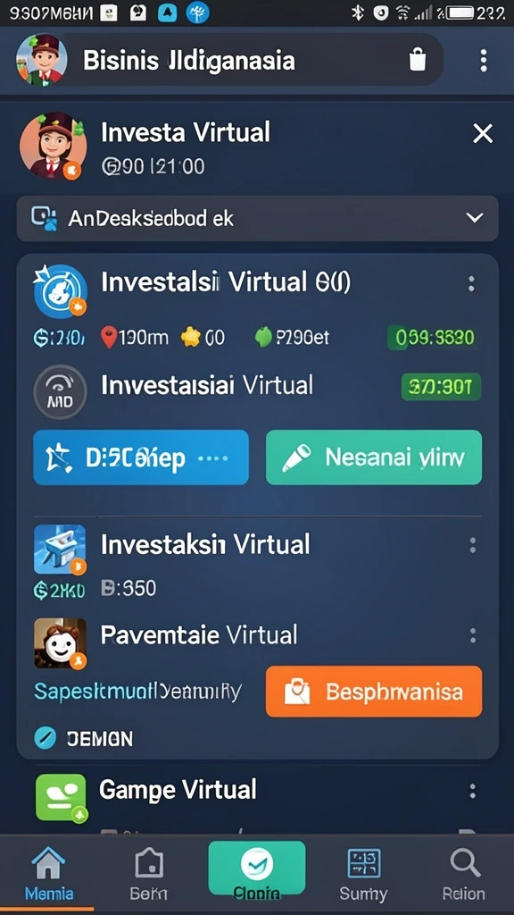 qqstar - Tampilan antarmuka utama QQSTAR yang menarik.
